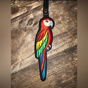 NEW Portland Leather Macaw parrot bird tassel discontinued